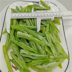 Zmrazené nakrájené zelené fazole